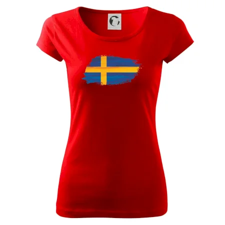 Švédska vlajka kreslená