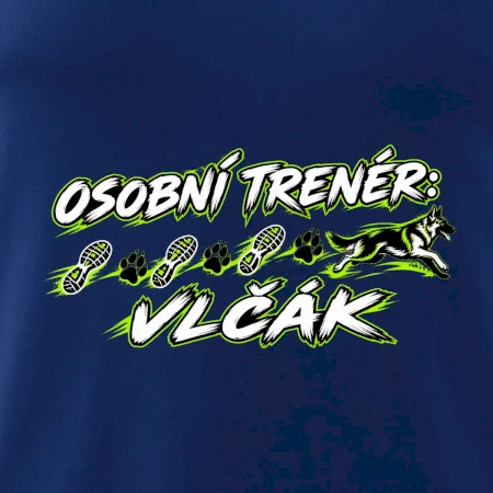 Osobní trenér vlčák - běžecký motiv