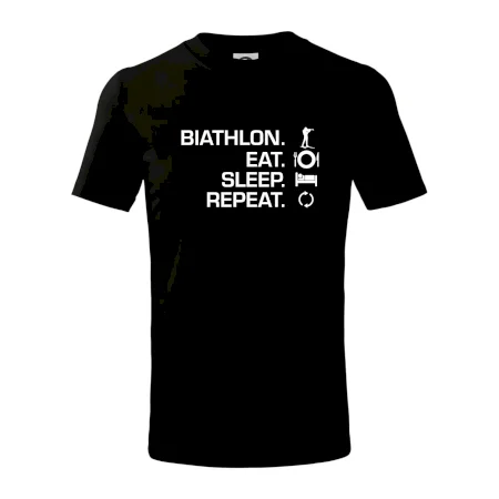 Biathlon Eat Sleep Repeat
