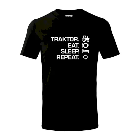 Traktor eat sleep repeat