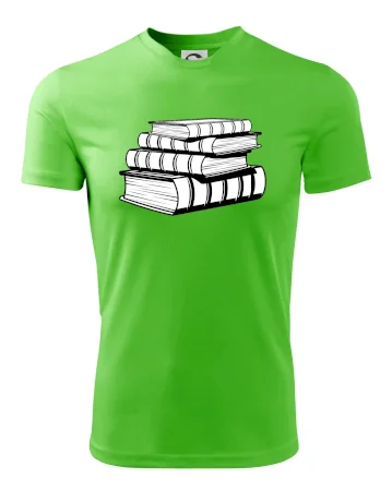 Knihy čiernobiele na sebe