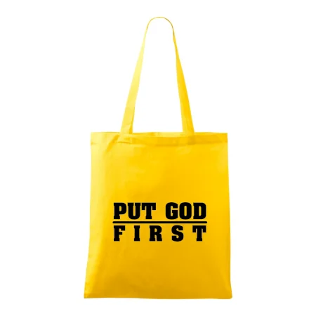 Put God first hrubý nápis
