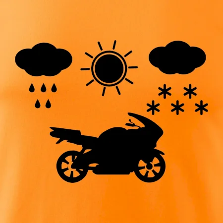 Motorkář za každého počasí - silnice