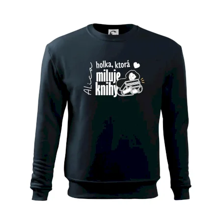 Čiernobiela holka, ktorá miluje knihy - holka - Vaše meno