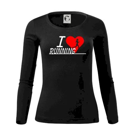 I love running dievča