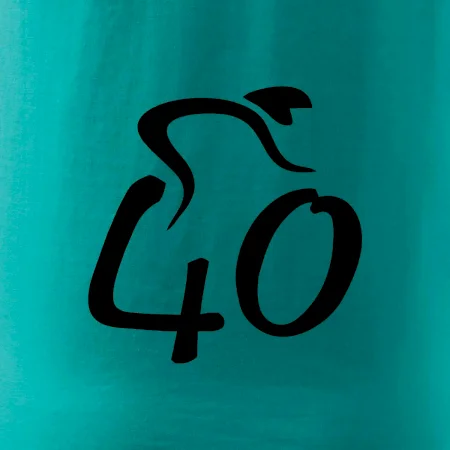 Cyklista oslavuje štyridsiatku (40)