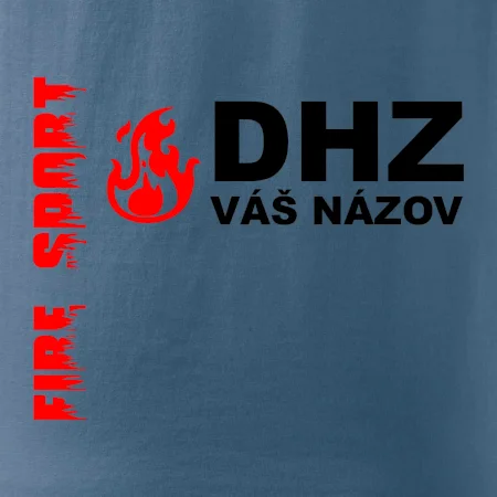 DHZ (oheň, firesport, názov sboru - vlastný nápis)