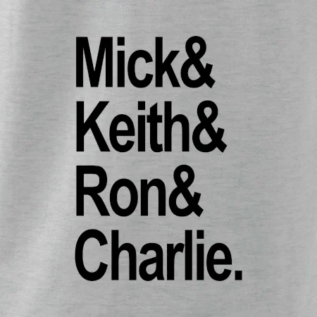 Mick Keith Ron Charlie