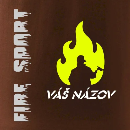 Hasiči - oheň - Váš názov - Prsník + chrbát