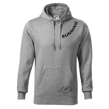 Running nápis šikmo