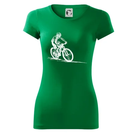 MTB kreslený cyklista