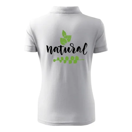 Natural - nápis v listoch