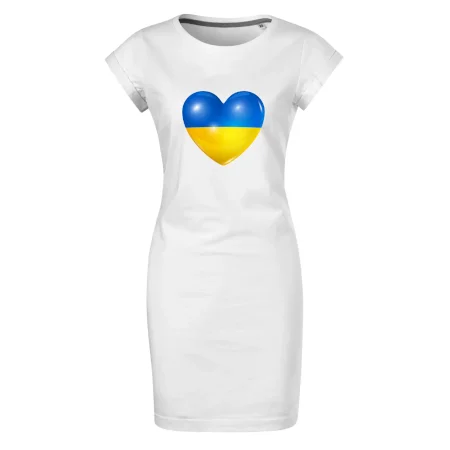 Ukrajina srdce vlajka