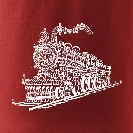 Stará lokomotiva z not