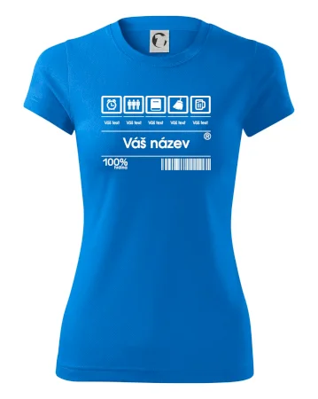 Čárový kód - Vlastní text