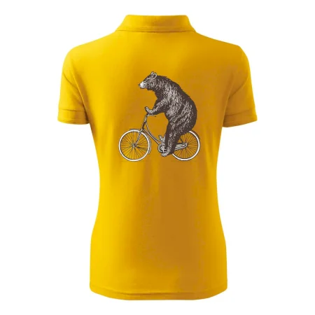 Medveď na bicykli