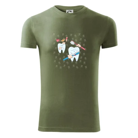 Zubárske tričko - kefka a jedlo