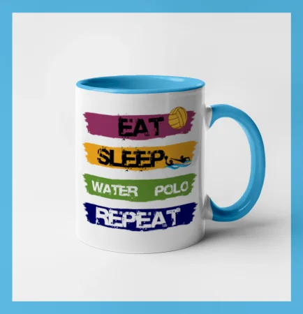 Eat sleep watter polo farebné