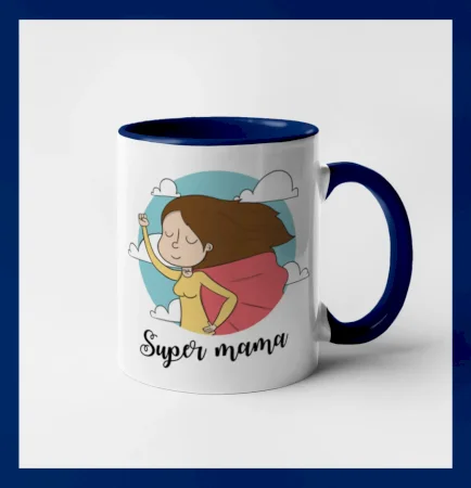 Kreslený obrázok Super mama