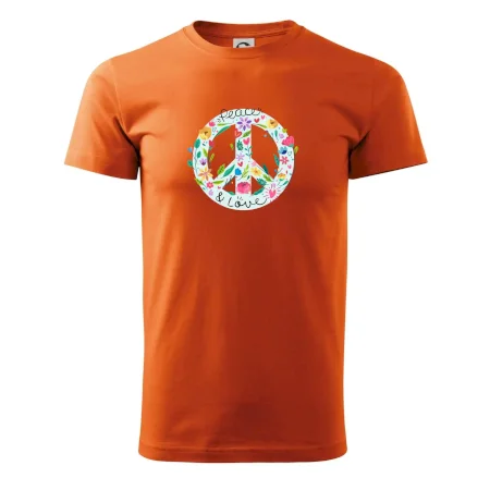 Peace and love symbol