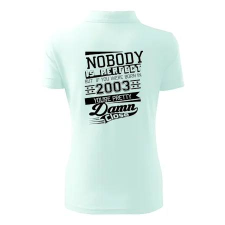 Nobody is perfect - 2003