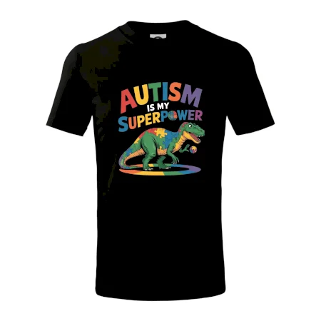 Stojící Rex Autism is my superpower