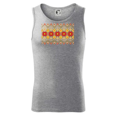 Ukrajinský vzor - Červené kvety