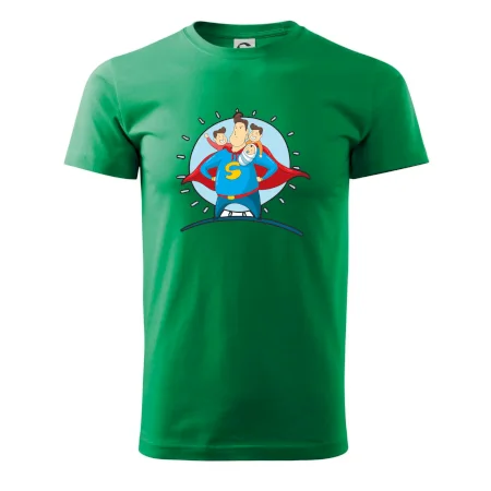 Táta superman - kluk, kluk a dítě