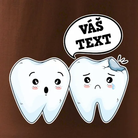Zubárske tričko - Vás text