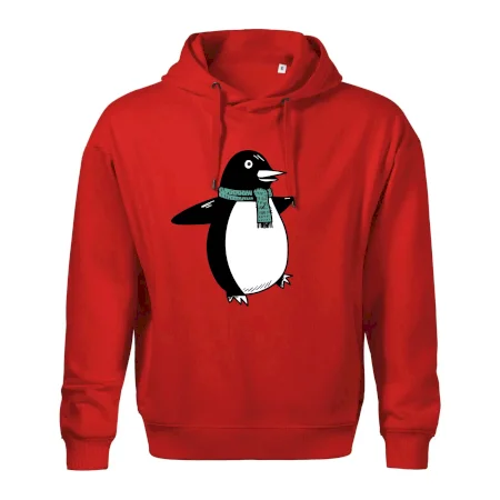 Tučniak so zeleným šálom
