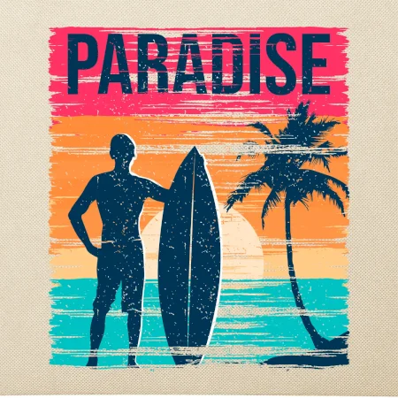 Paradise - farebný štvorec