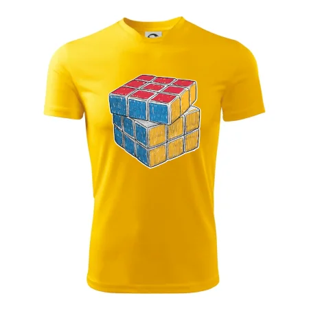 Rubikova kocka kreslená