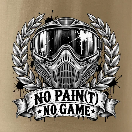 No Paint, No Game – motív s maskou