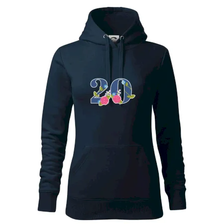 Kvetinové číslo kreslené - 20