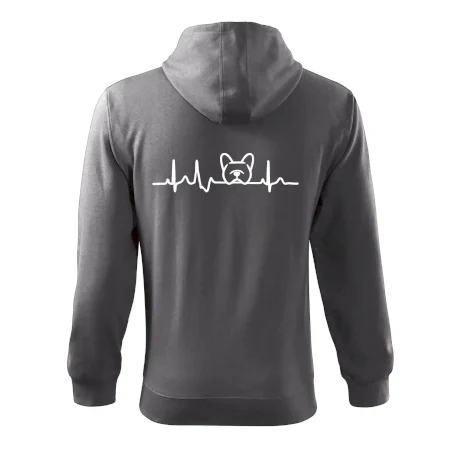 EKG Francúzsky buldoček hlava