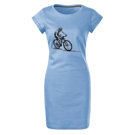 MTB kreslený cyklista