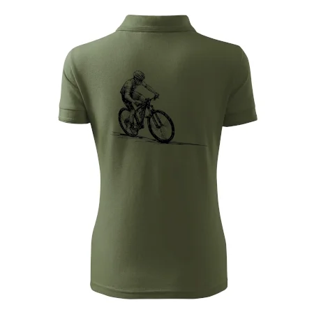 MTB kreslený cyklista