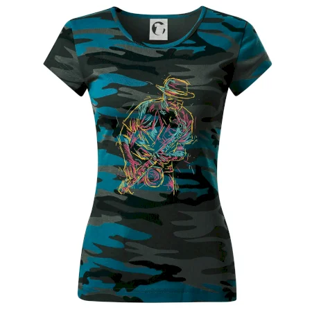 Jazz saxofón splash