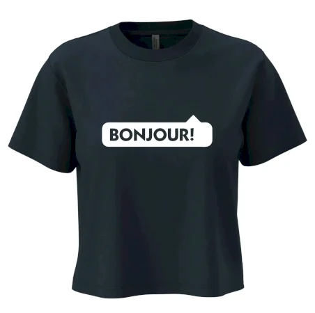 Nápis Bonjour
