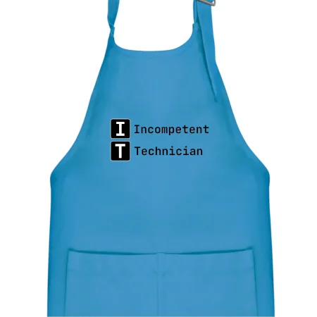 IT Nápis Incompetent Technician