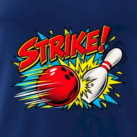 Strike komiksový bowlingový náraz