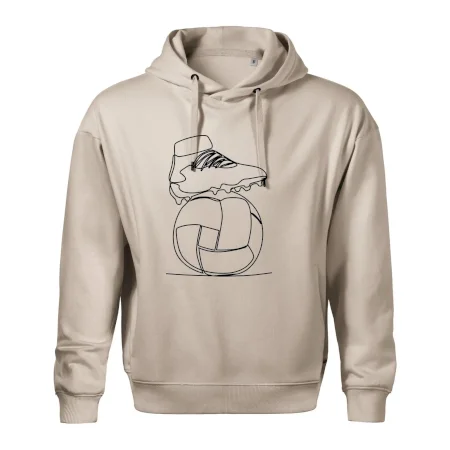 Futbalová lopta kopačka jedným ťahom