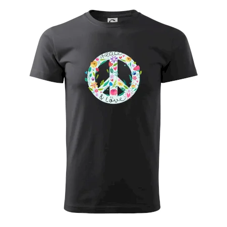 Peace and love symbol