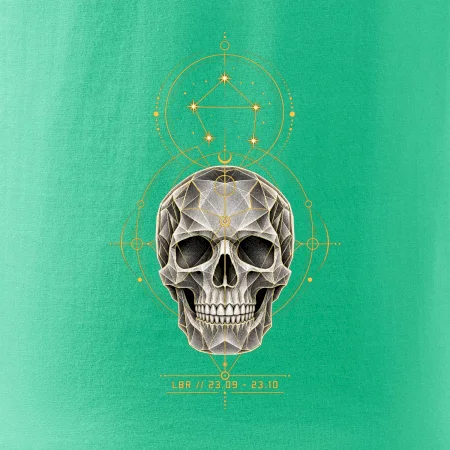 Váhy Astrologická geometrická lebka