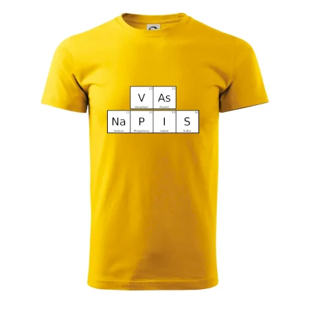 Vlastný nápis - periodická tabuľka