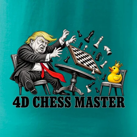 Donald Trump prohrává šachy s kachnou