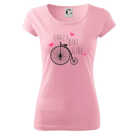 Crazy bike girl