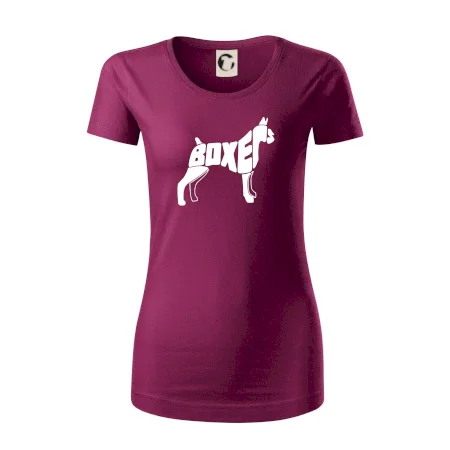 Boxer nápis v tele