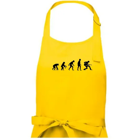 Evolúcia gitarista - kľačiaci