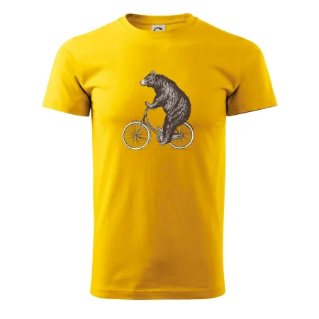 Medveď na bicykli